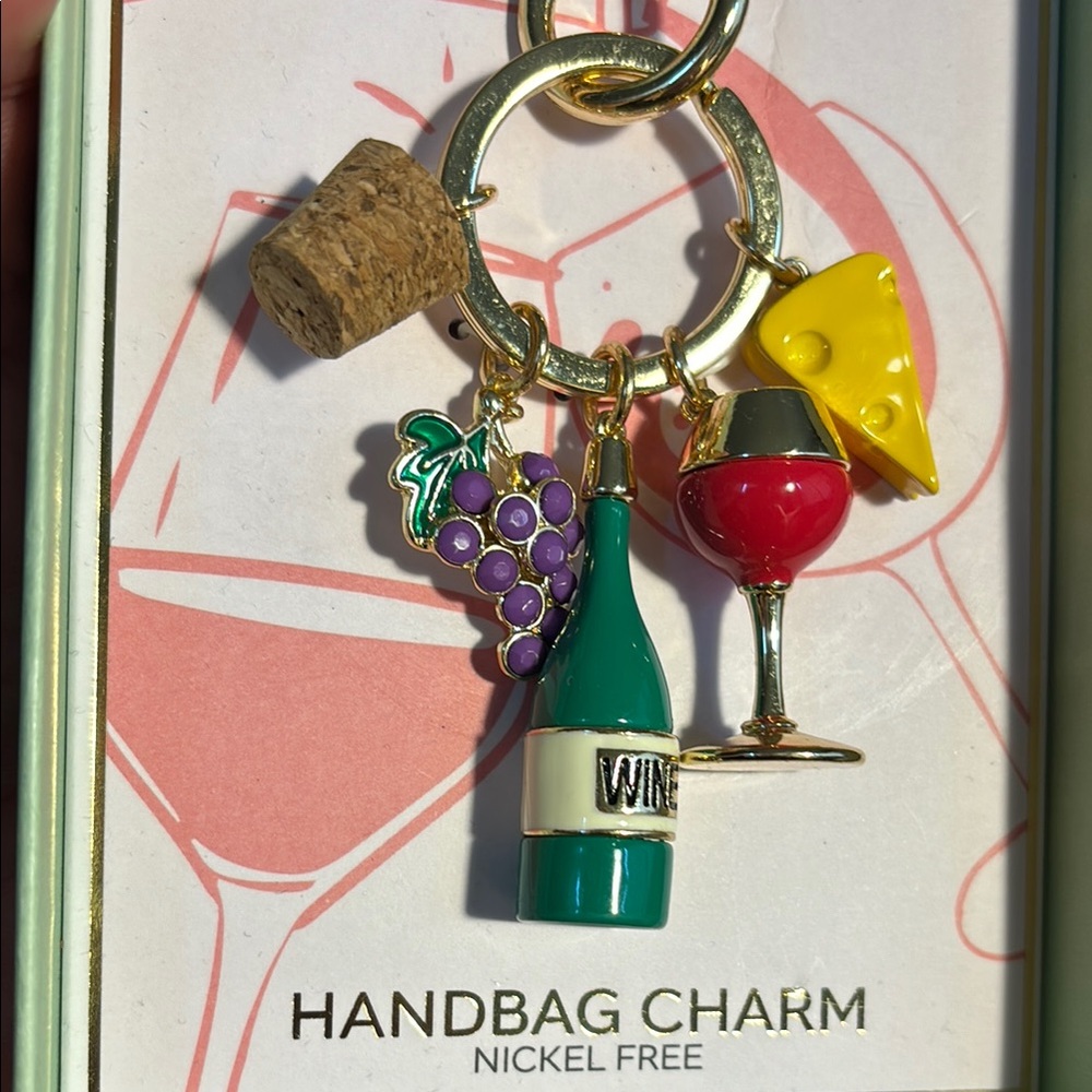 Purple and Green Key Card Holder Accessory